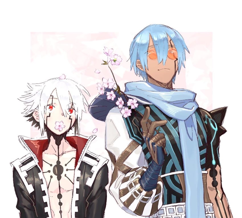 haseo and ovan (.hack// and 2 more) drawn by maishi