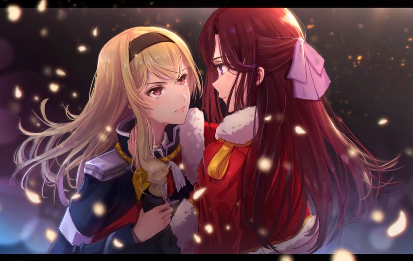 saijou claudine and tendou maya (shoujo kageki revue starlight) drawn by lnklo