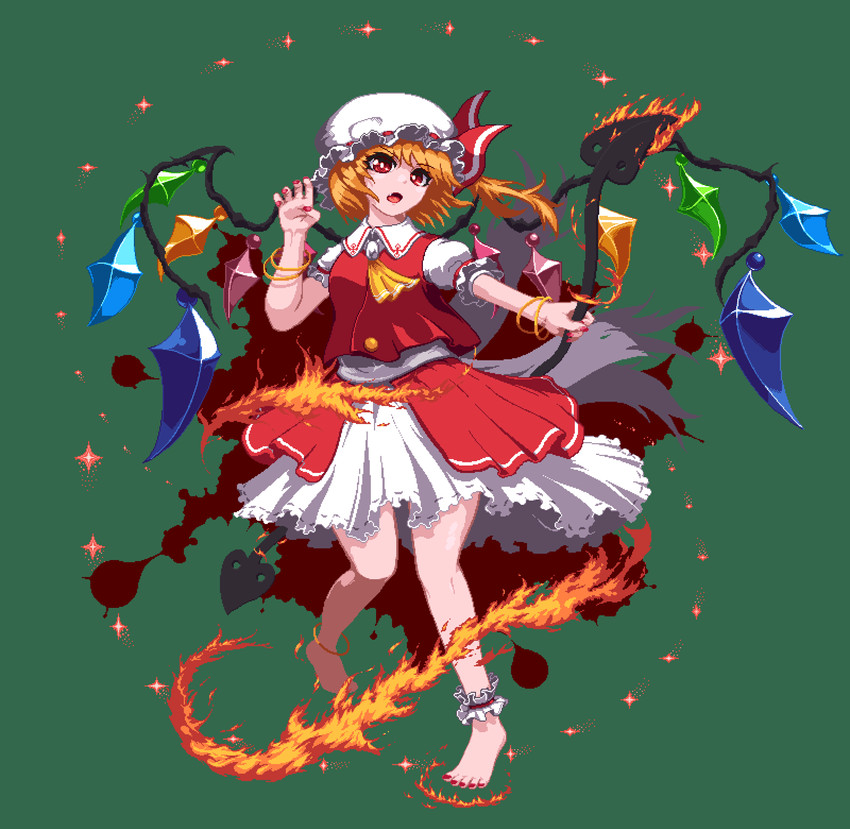 flandre scarlet (touhou and 1 more) drawn by nukekip