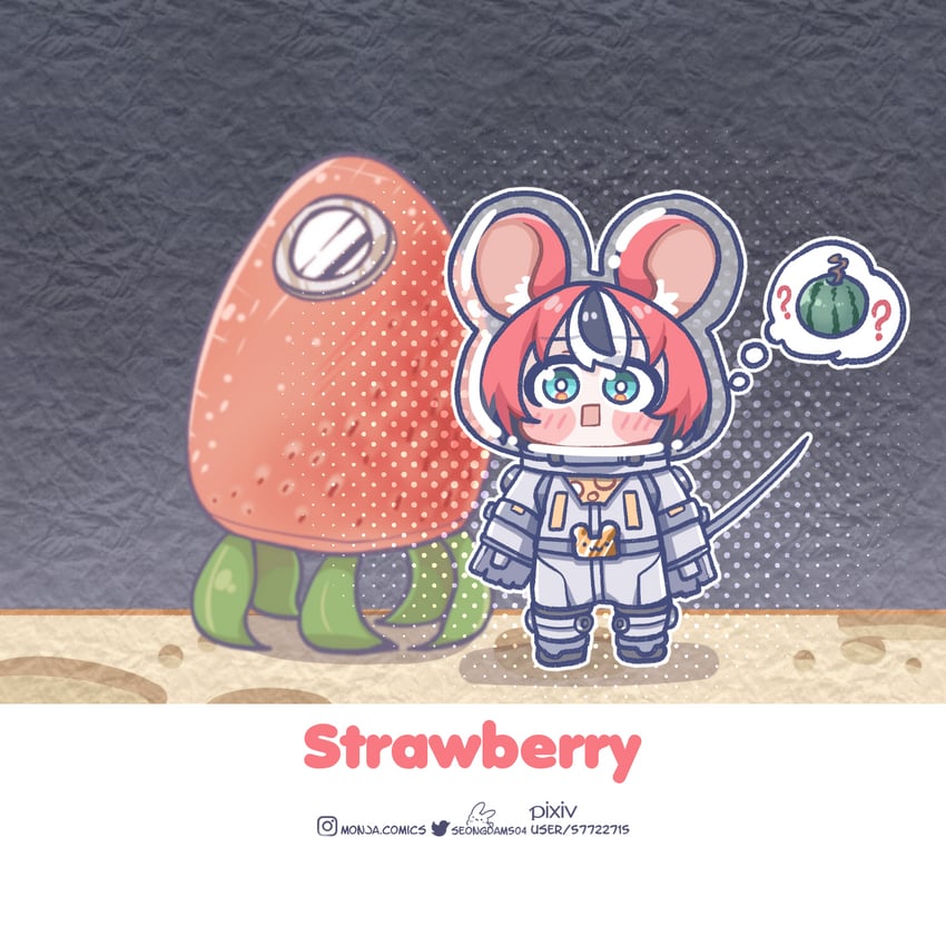 hakos baelz (hololive and 2 more) drawn by monja_(monja0521)
