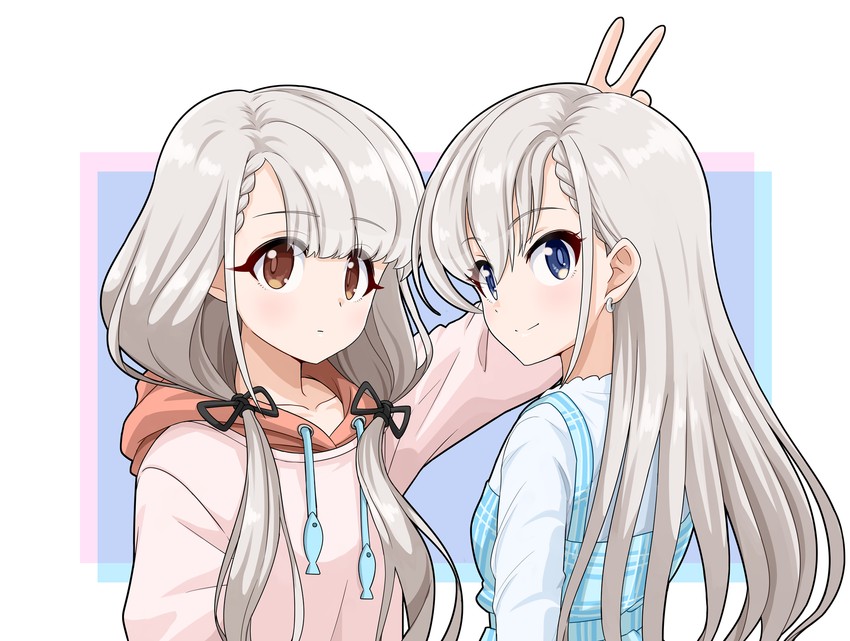 hisakawa hayate and hisakawa nagi (idolmaster and 1 more) drawn by hige_(com)