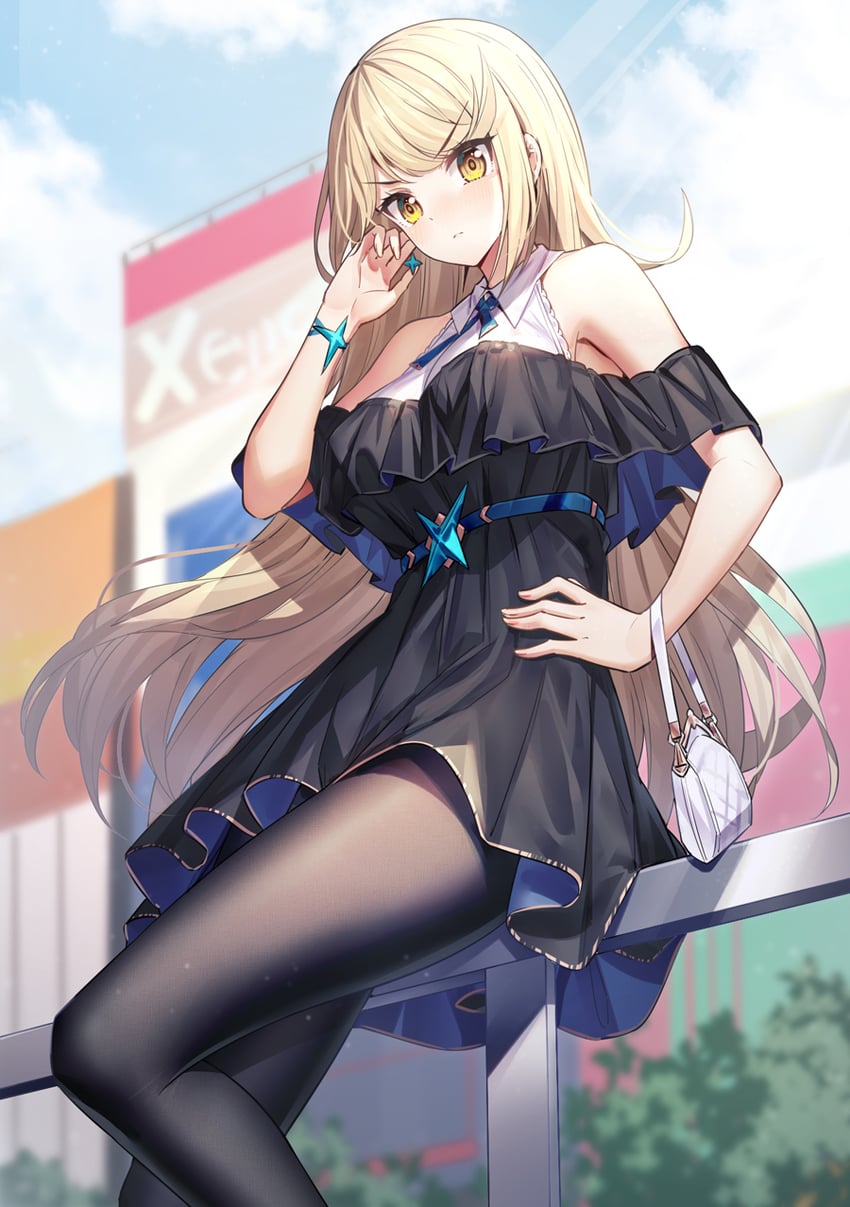 mythra (xenoblade chronicles and 1 more) drawn by ririko_(zhuoyandesailaer)