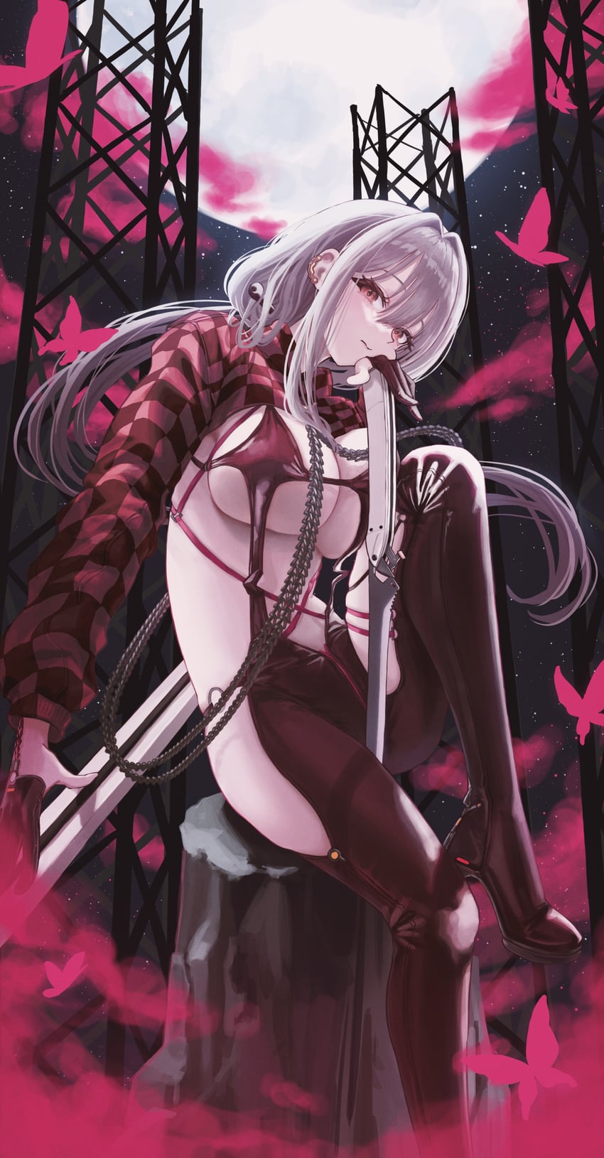 scarlet (goddess of victory: nikke) drawn by sxrxri_a