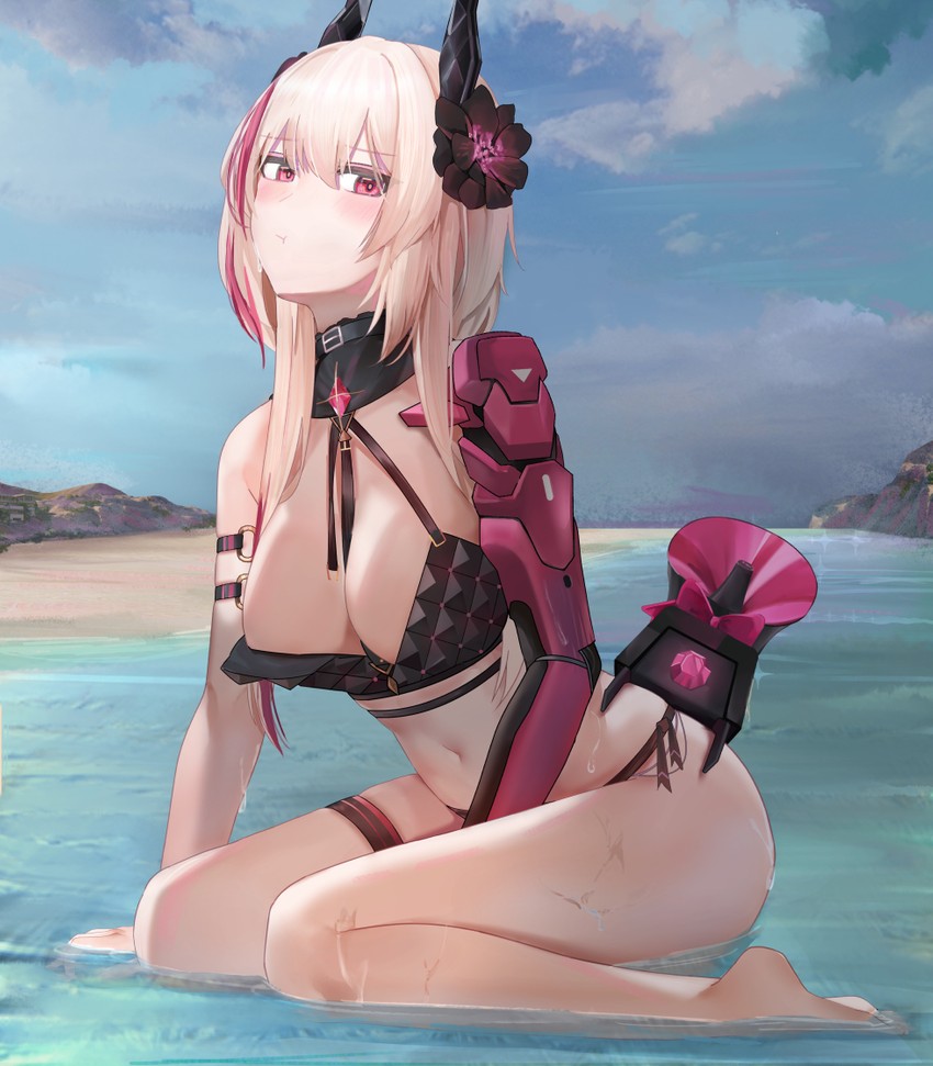m4 sopmod ii, dinergate, and banana (girls' frontline) drawn by ru_zhai
