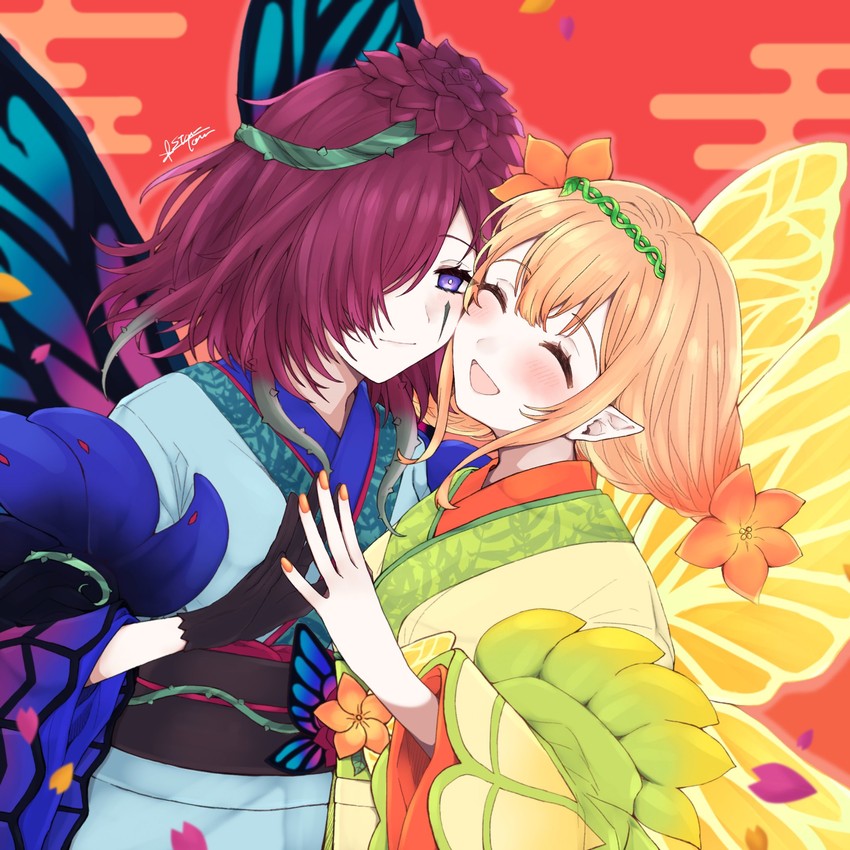 triandra and peony (fire emblem and 1 more) drawn by misato_hao