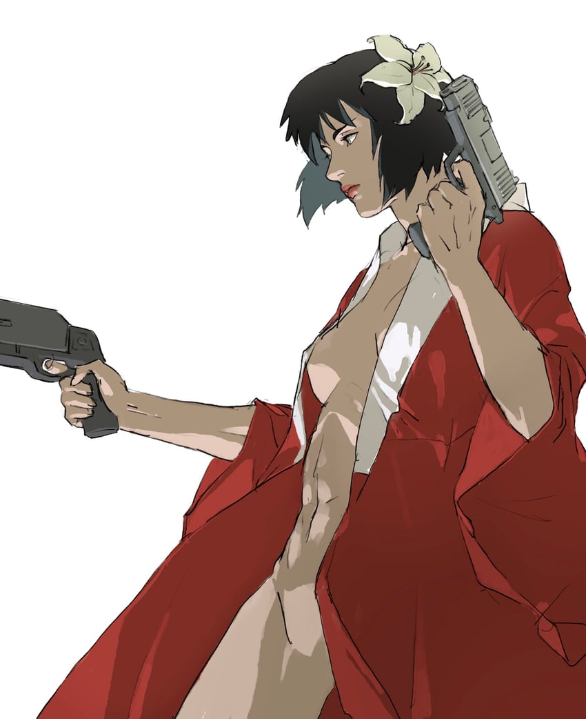 kusanagi motoko (ghost in the shell) drawn by aizheajsee