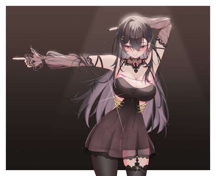 kuroha arya (vspo! and 1 more) drawn by lunariskat