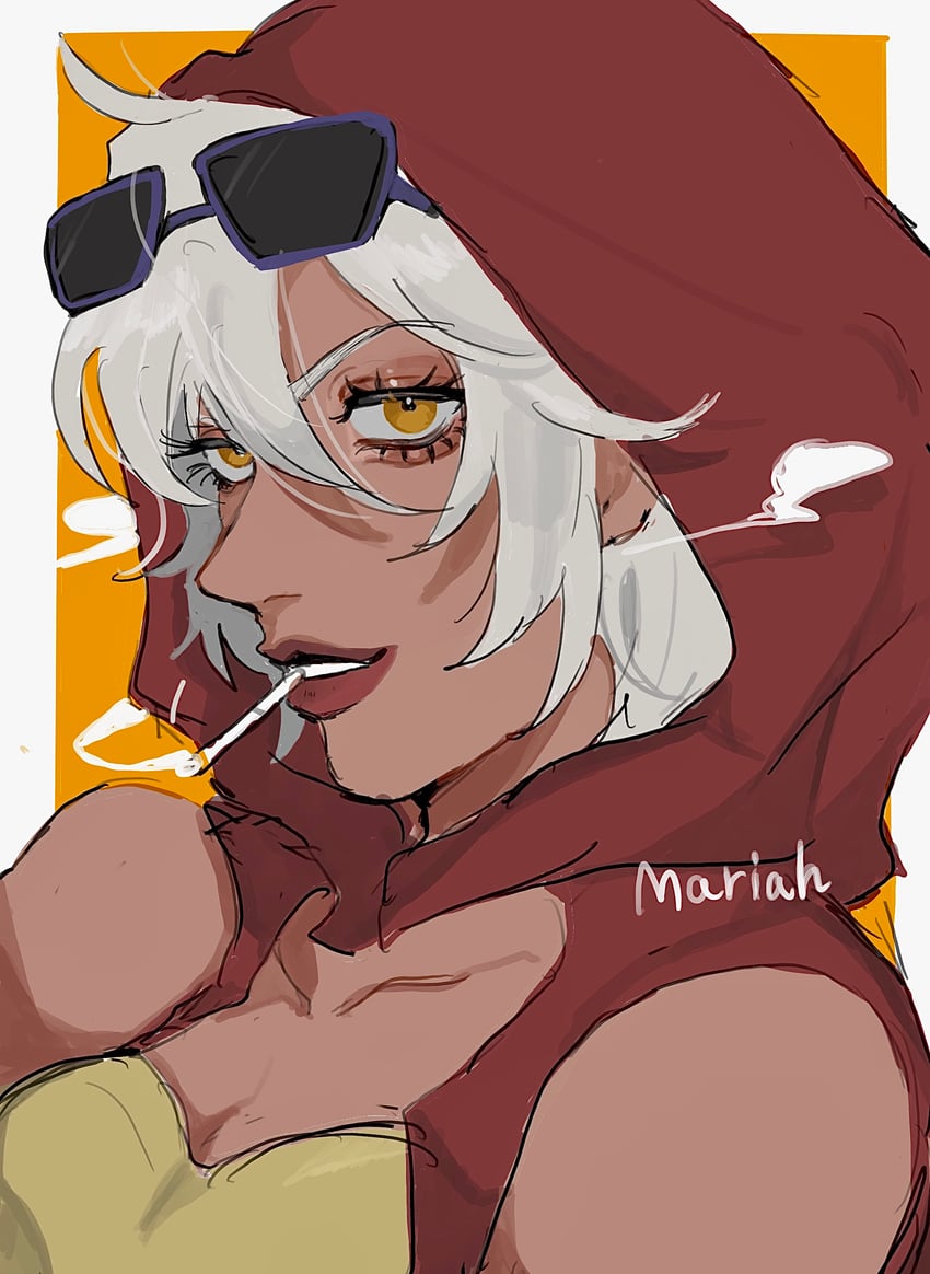 mariah (jojo no kimyou na bouken and 1 more) drawn by matubaru_chan