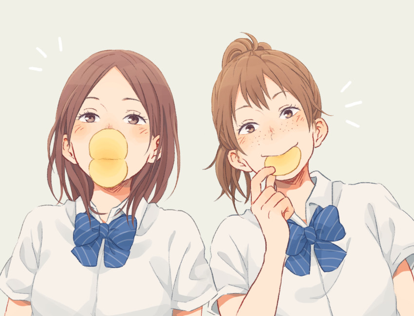 shirofuku yukie and suzumeda kaori (haikyuu!!) drawn by laugh_111