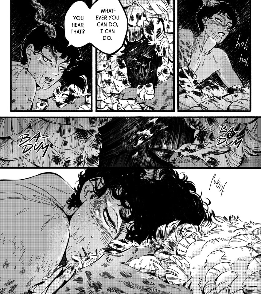 laios touden and kabru (dungeon meshi) drawn by pearl_seemann