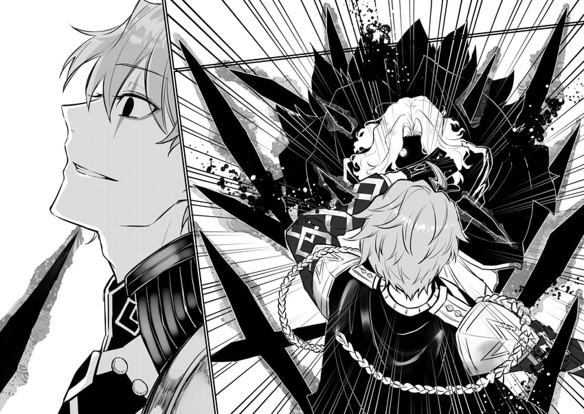vlad iii and james moriarty (fate and 1 more) drawn by itokon300