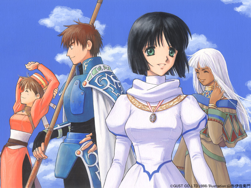 elfir traum, dagllas mcrain, romauge bremer, and millcassee frobel (atelier and 1 more) drawn by yamagata_isaemon