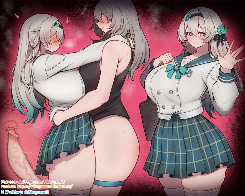 trailblazer, firefly, and stelle (honkai and 1 more) drawn by rikuguma