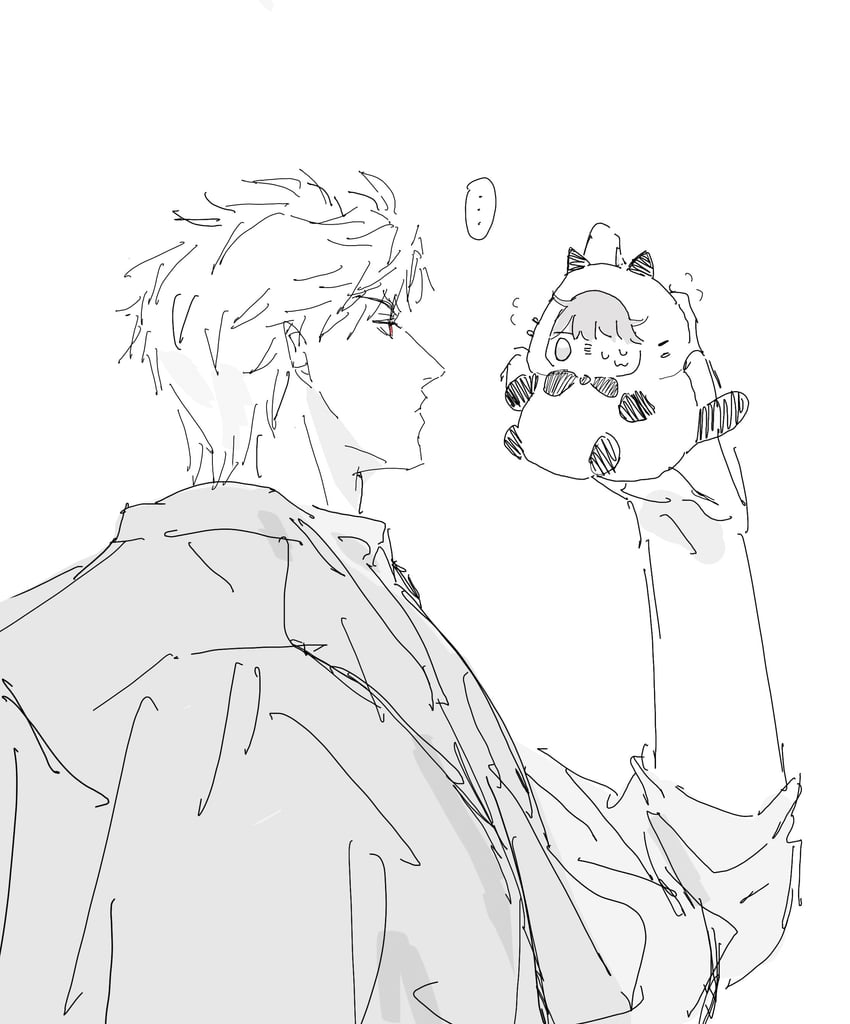 protagonist and sylus (love and deepspace) drawn by xiaoxixi14172