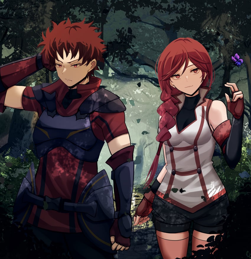 yume and ranta (hai to gensou no grimgar) drawn by arairev