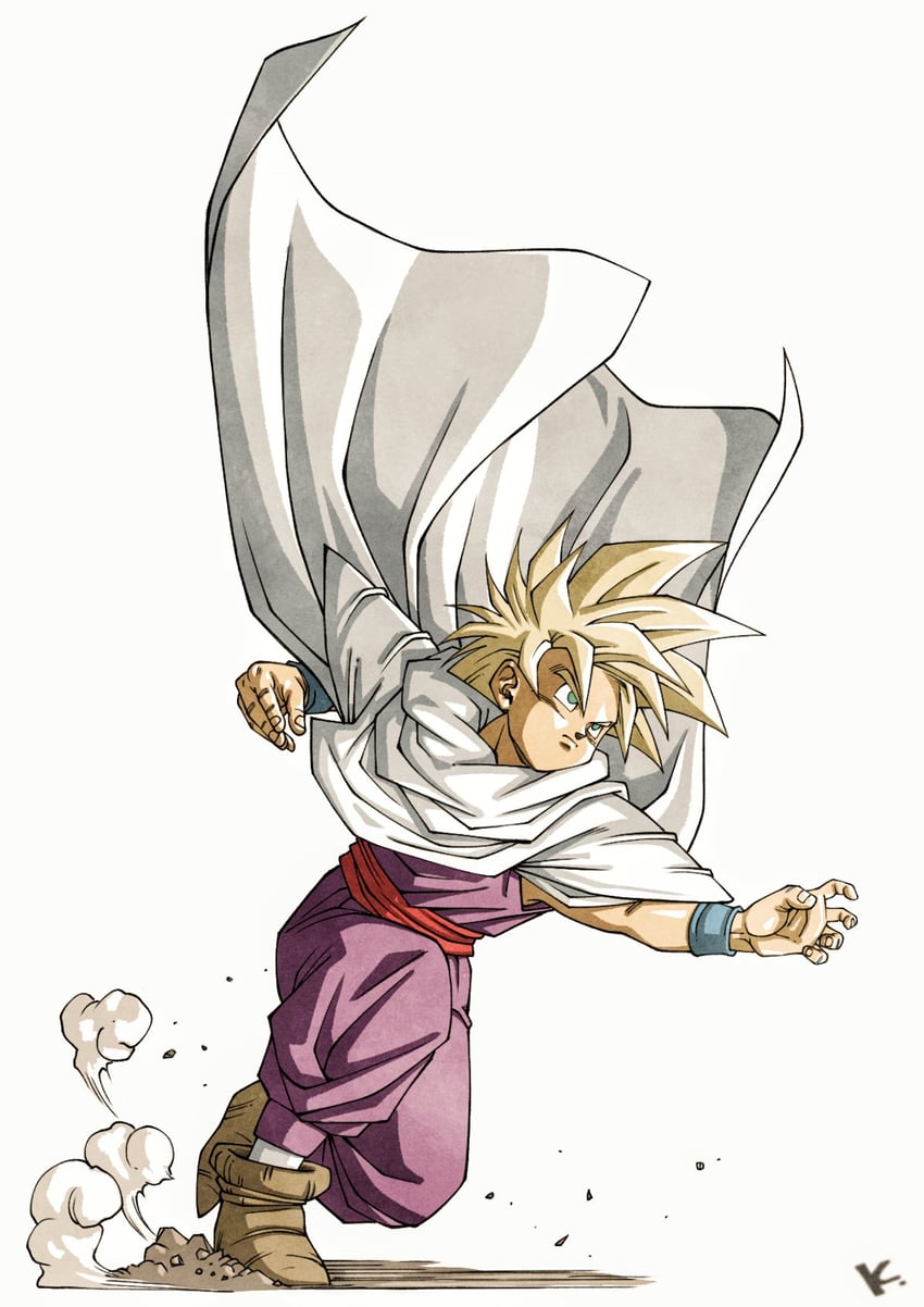 son gohan (dragon ball and 1 more) drawn by kakeru_(dbskakeru)