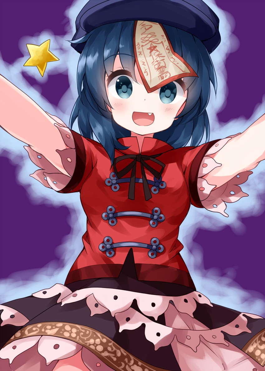 miyako yoshika (touhou) drawn by ruu_(tksymkw)