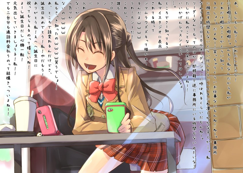 shimamura uzuki (idolmaster and 1 more) drawn by shibuya_susano