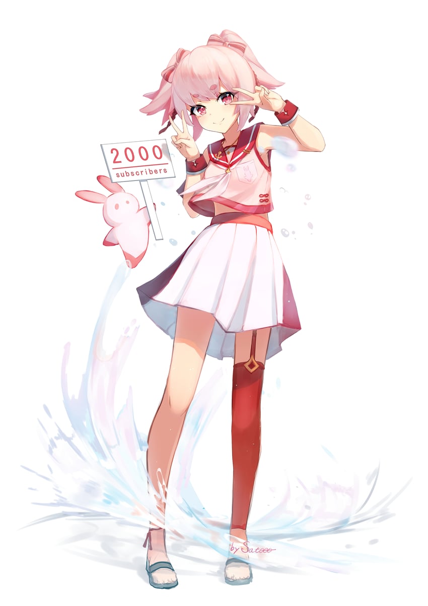 ryuhyo rione (indie virtual youtuber) drawn by seitokai_satoo-sgr
