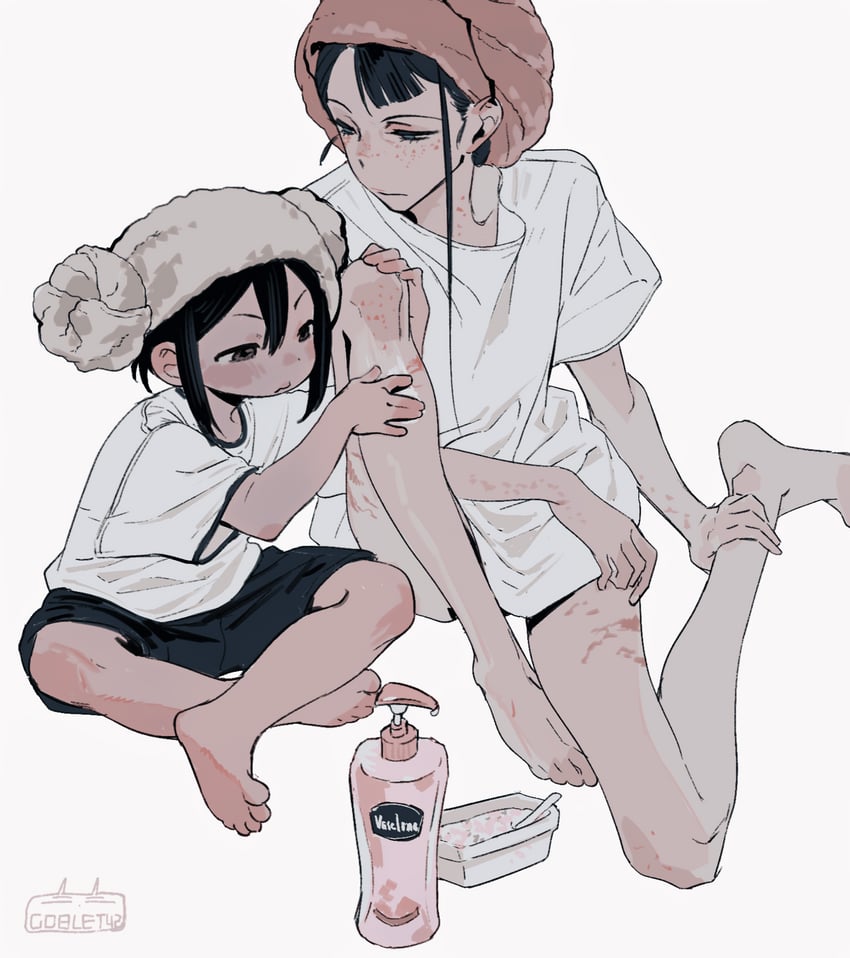 kanamori sayaka and asakusa midori (eizouken ni wa te wo dasu na!) drawn by goblet_42
