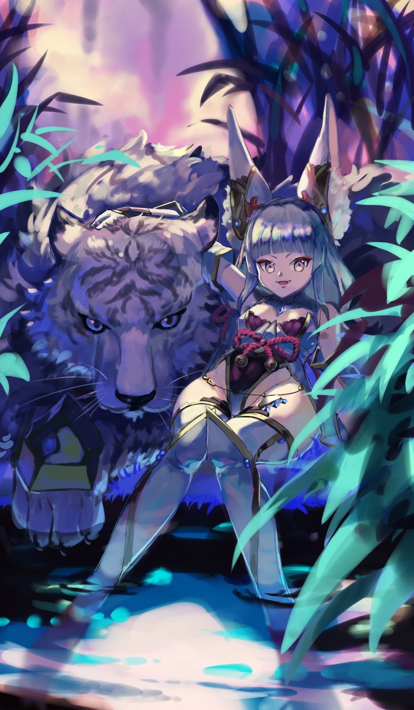 nia and dromarch (xenoblade chronicles and 1 more) drawn by pito_(pitosan)