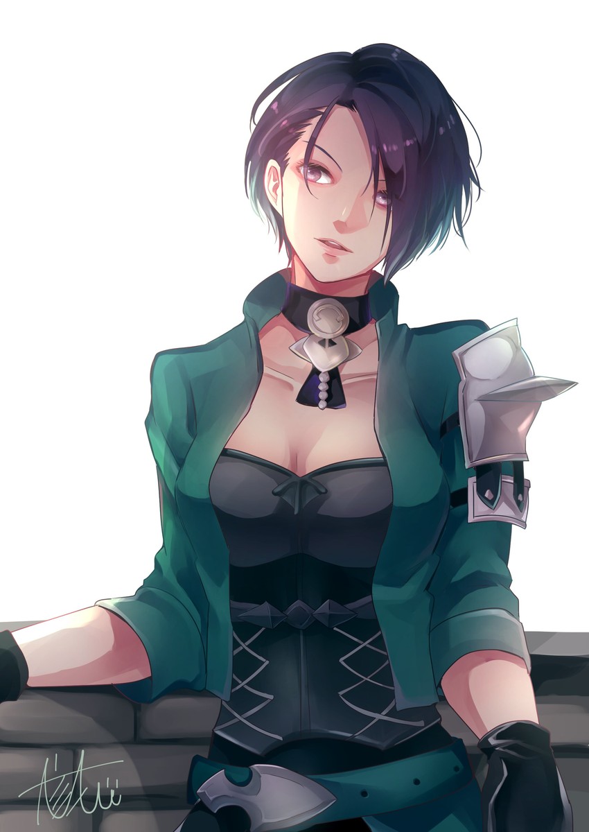 shamir nevrand (fire emblem and 1 more) drawn by kedama_mosamosa