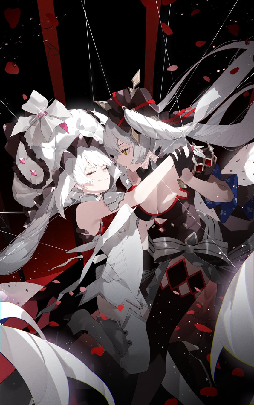 marie antoinette and marie antoinette alter (fate and 1 more) drawn by kouta_(pixiv14981568)