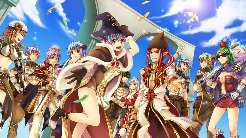 high priest, high wizard, creator, paladin, and harpy (ragnarok online) drawn by akiwalking