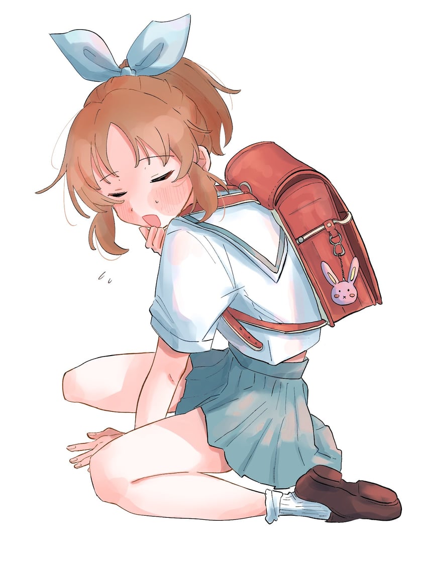 abe nana (idolmaster and 2 more) drawn by aqua-skybirds