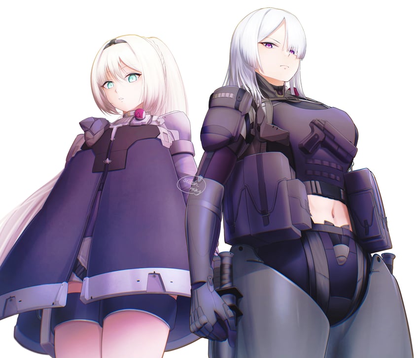 an-94 and ak-15 (girls' frontline) drawn by guchagucha