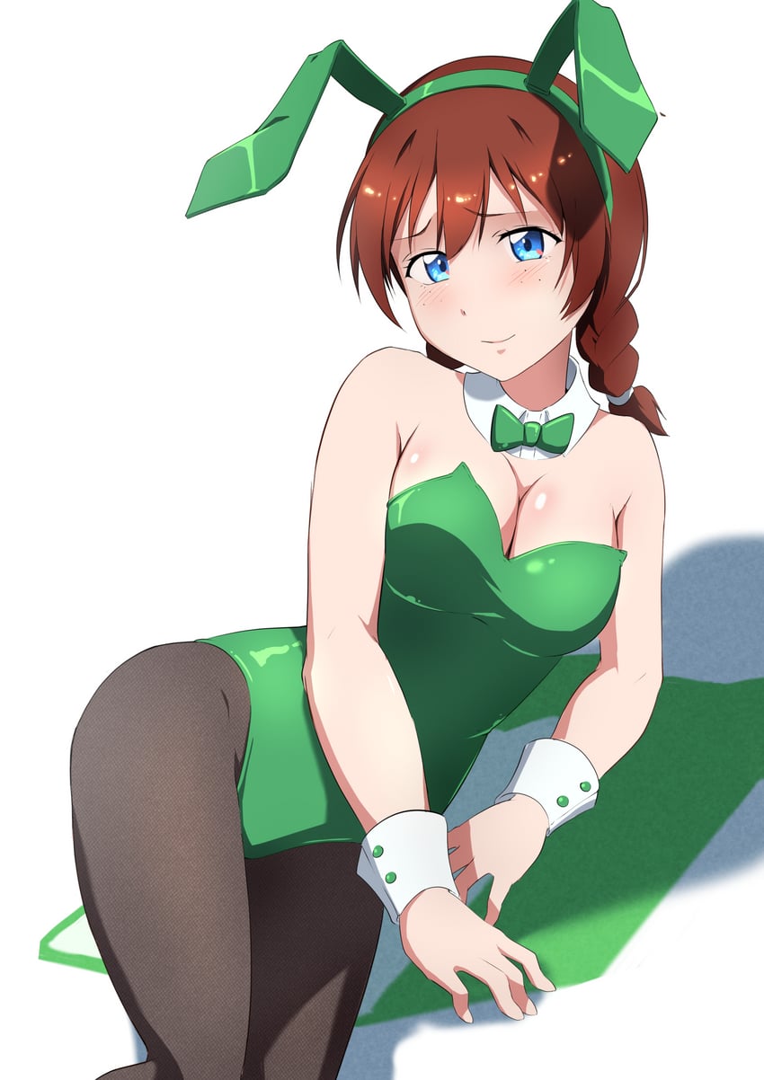 emma verde (love live! and 1 more) drawn by zasshoku_ojisan