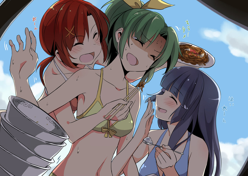 midorikawa nao, aoki reika, and hino akane (precure and 1 more) drawn by taromarun