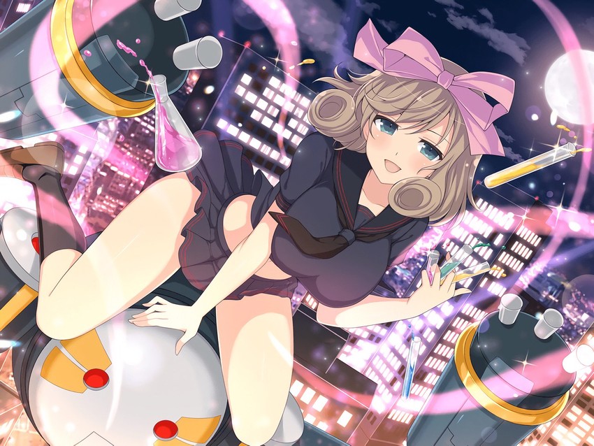 haruka (senran kagura and 1 more) drawn by yaegashi_nan