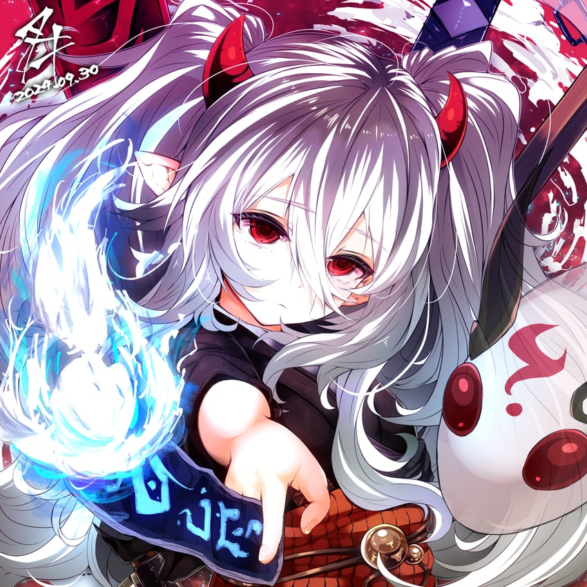 ghost ogre & snow rabbit (yu-gi-oh!) drawn by sato_(yuki0634)