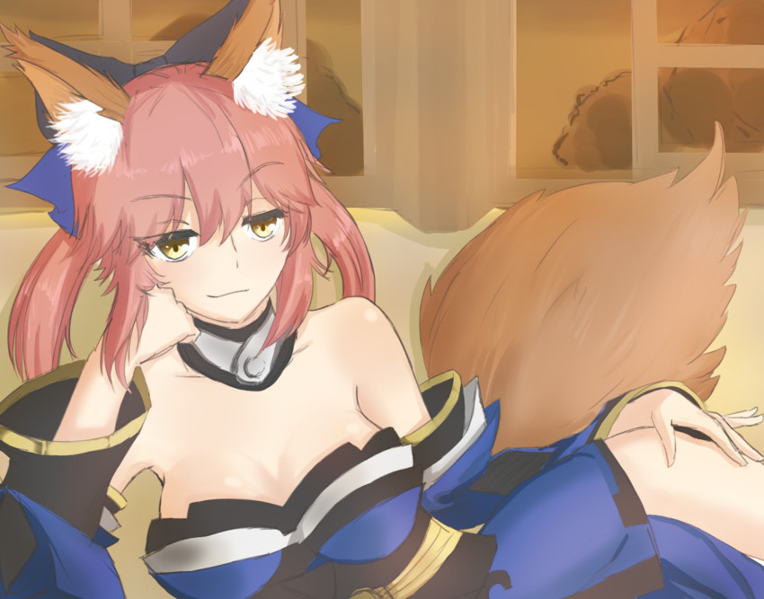tamamo and tamamo no mae (fate and 1 more) drawn by p981877