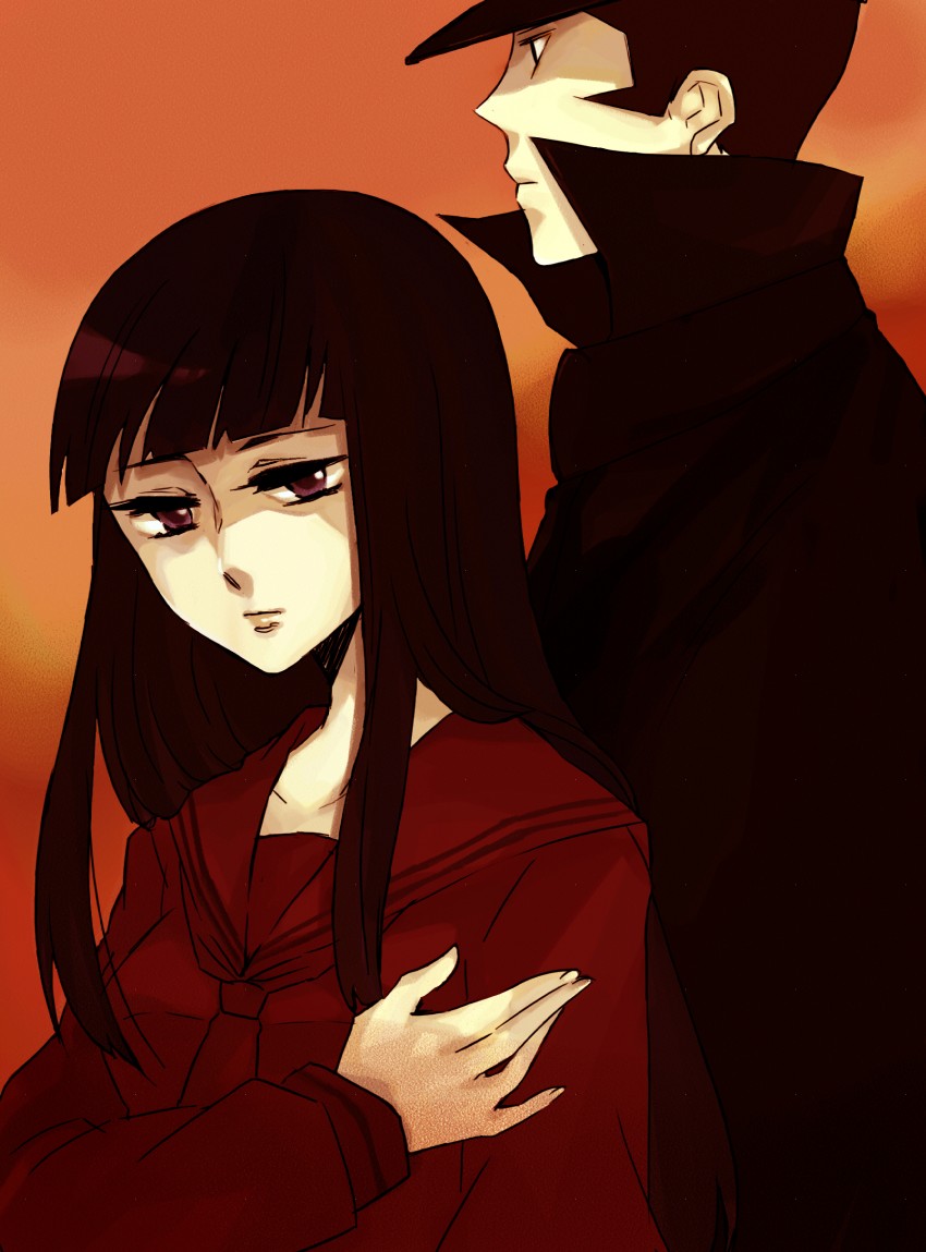 kuzunoha raidou and daidoji kaya (devil summoner and 1 more) drawn by nakatsun