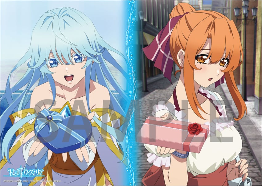 colette loire and elfaria alvis serfort (tsue to tsurugi no wistoria) drawn by ono_sayaka