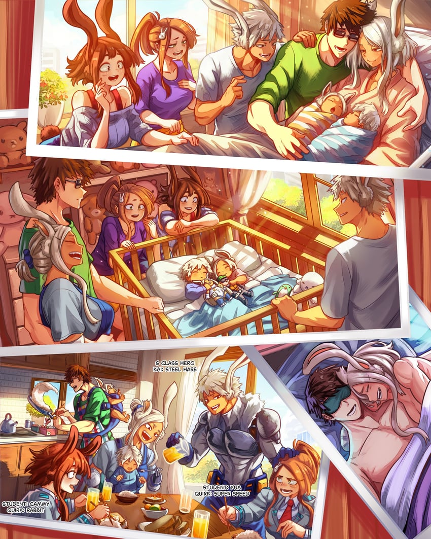 mirko and mumen rider (boku no hero academia and 1 more) drawn by vlizz