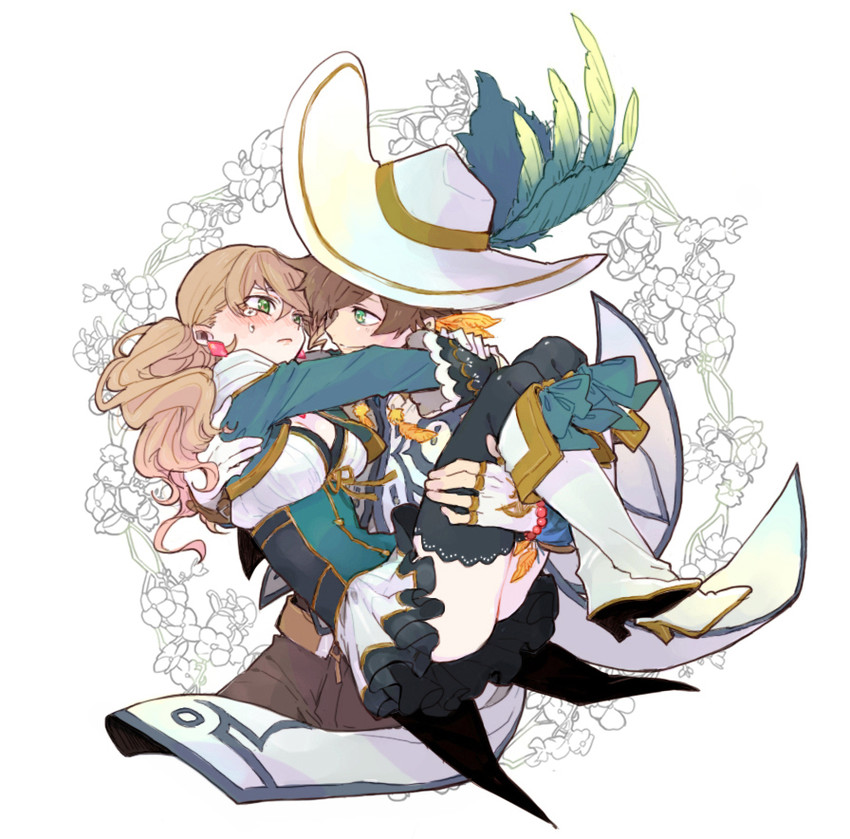 sorey and alisha diphda (tales of and 1 more) drawn by tama_(mgml)
