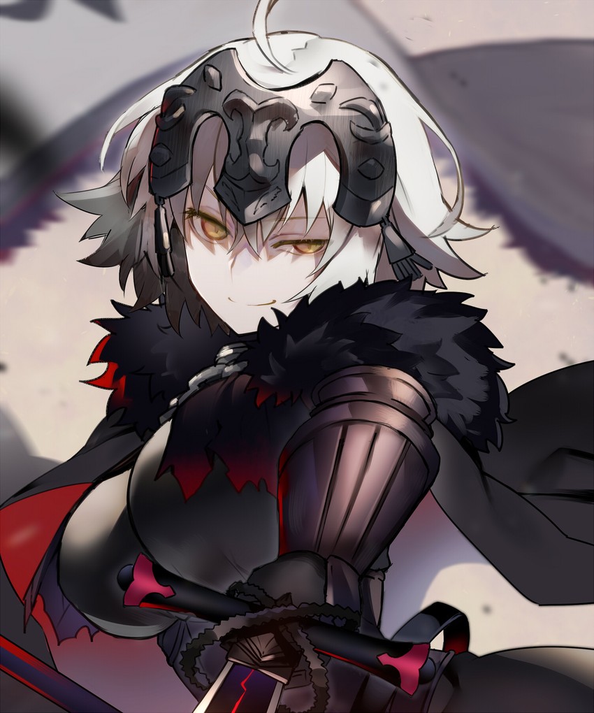 jeanne d'arc alter (fate and 1 more) drawn by sanae_(satansanae)