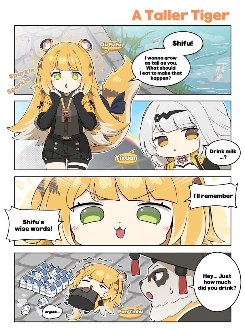 yixuan, ju fufu, and pan yinhu (zenless zone zero) drawn by ooyun