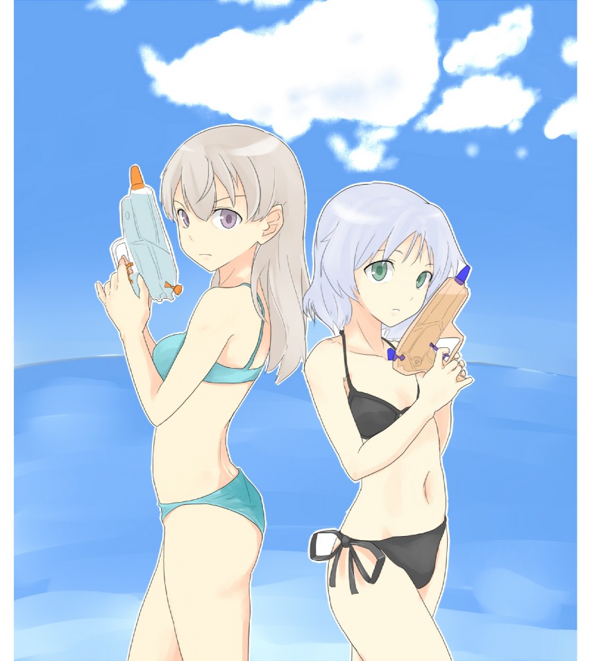 sanya v. litvyak and eila ilmatar juutilainen (world witches series and 1 more) drawn by ashuku