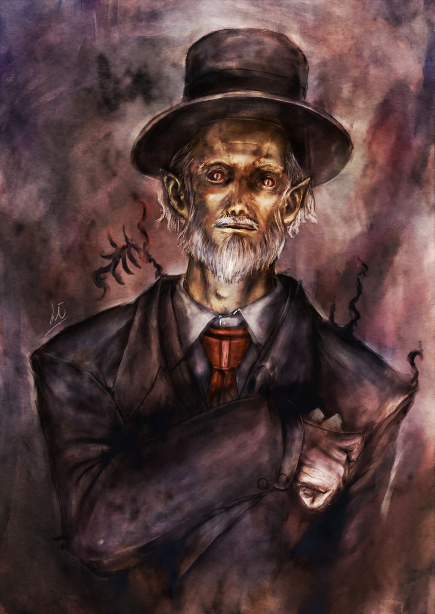 mephistopheles (original) drawn by morino_hiro
