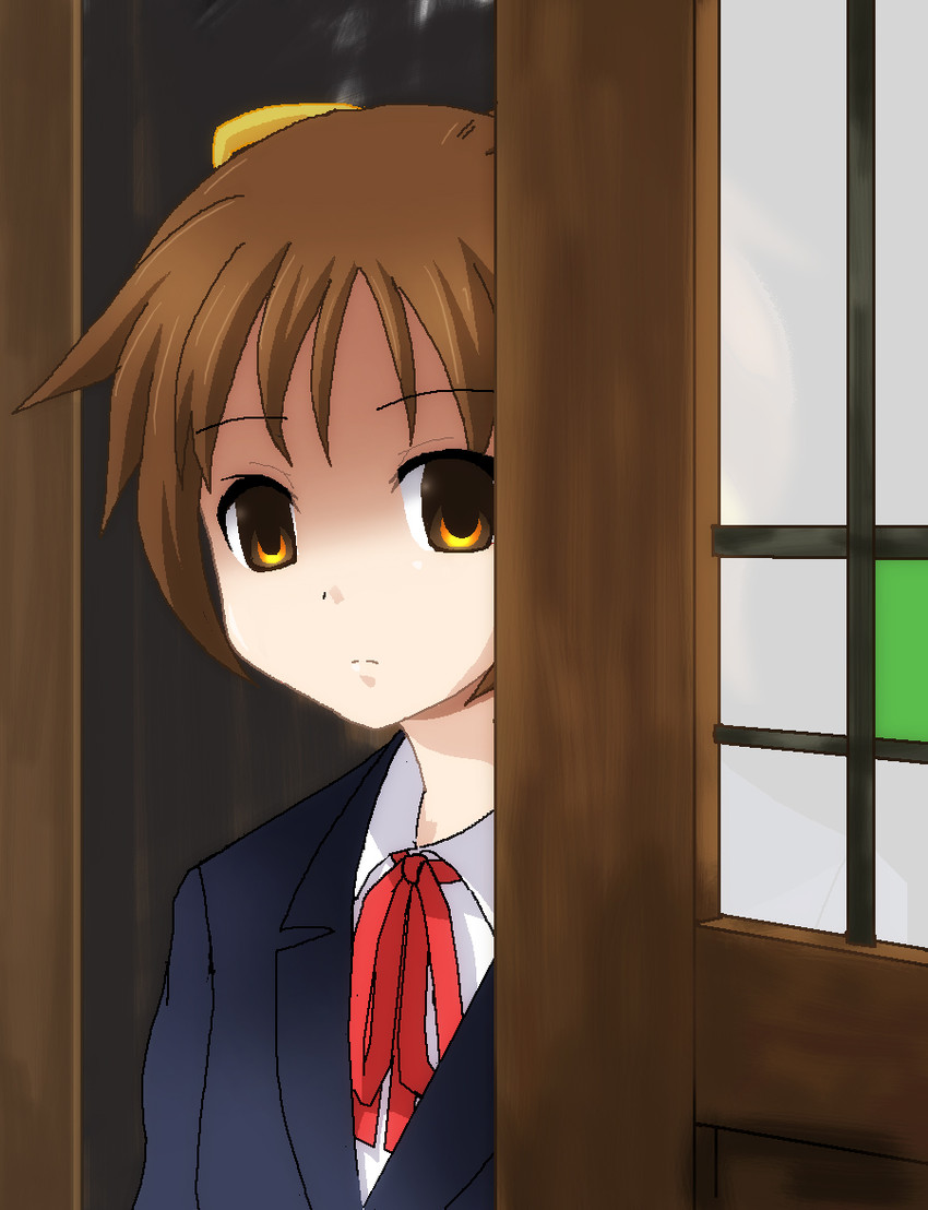 hirasawa ui (k-on!) drawn by hayashiya_zankurou