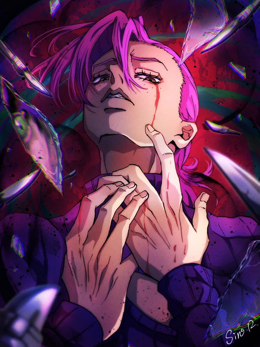 vinegar doppio (jojo no kimyou na bouken and 1 more) drawn by watawata_nr_(siroraku)