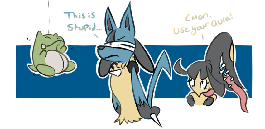 lucario and mawile (pokemon) drawn by dgenr