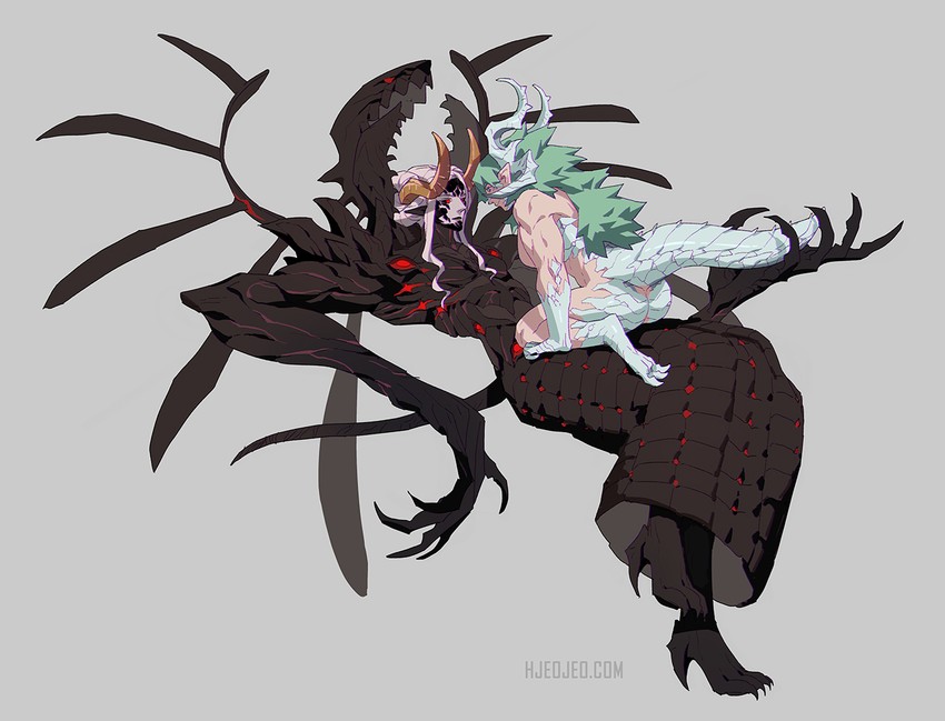 female byleth and edelgard von hresvelg (fire emblem and 1 more) drawn by hjeojeo