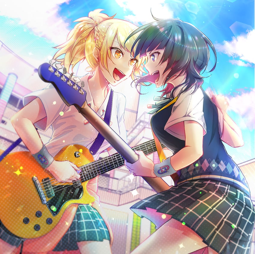 miyashita ai and asaka karin (love live! and 1 more) drawn by tumuzi_hc