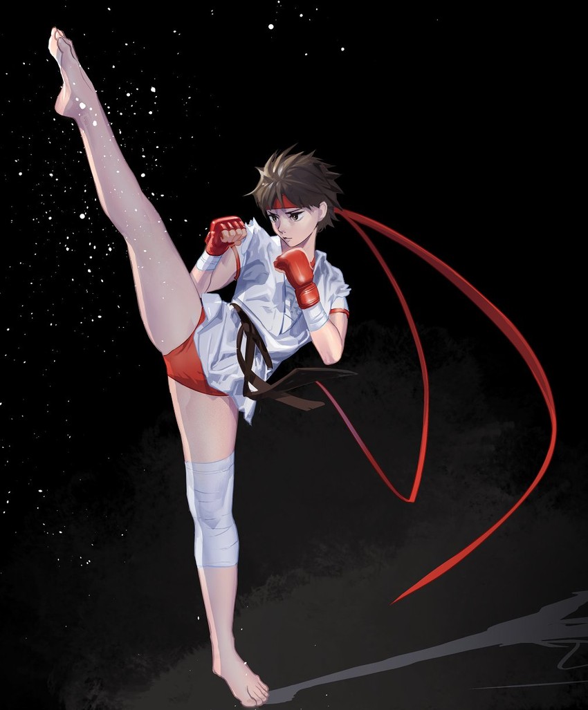kasugano sakura (street fighter and 1 more) drawn by cofffee