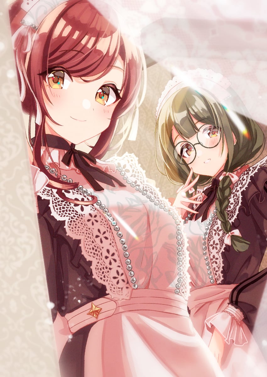 osaki amana and kuwayama chiyuki (idolmaster and 1 more) drawn by kisaragi_satsuki